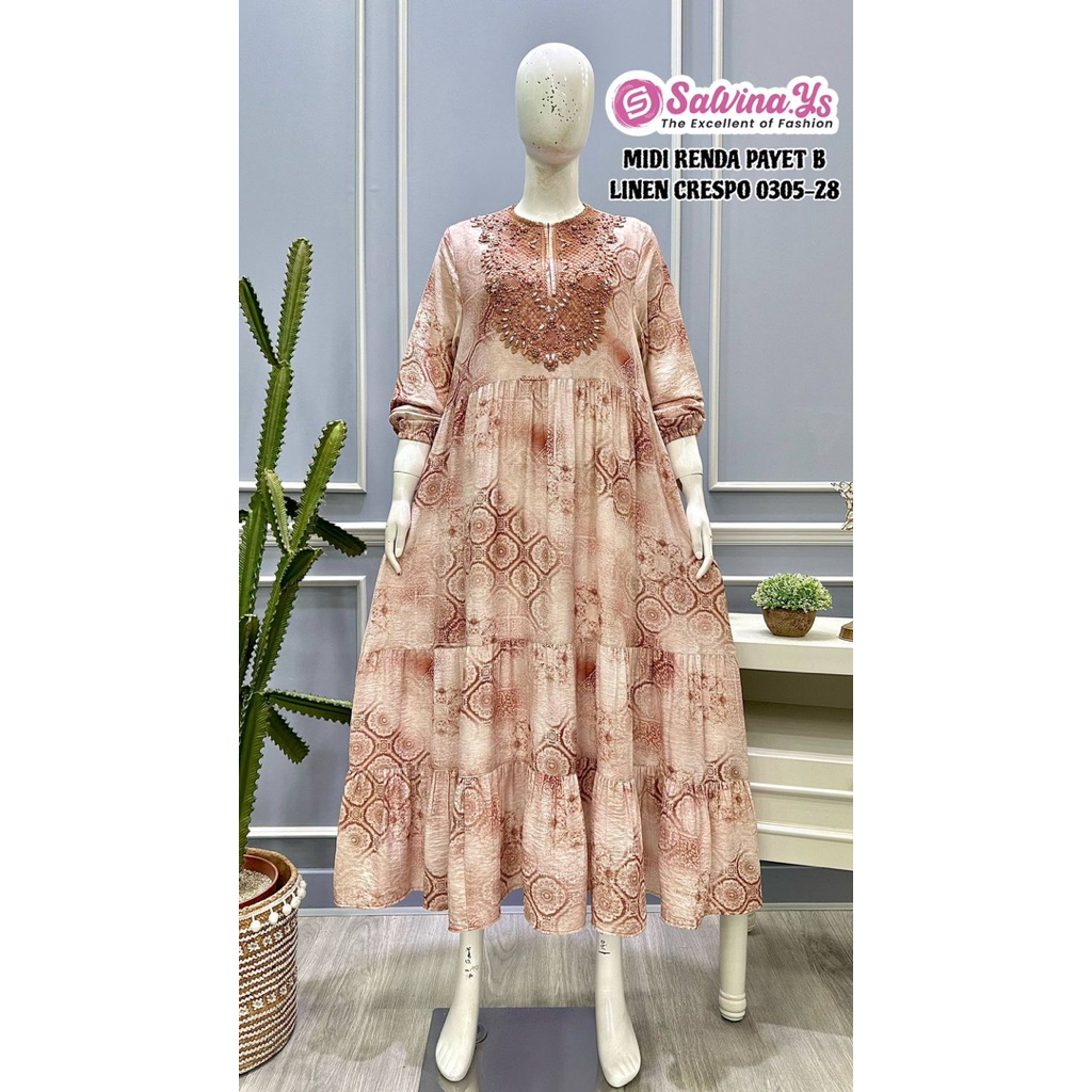 GAMIS SALVINA YS MIDI CRESPO BY SALVINA ORI