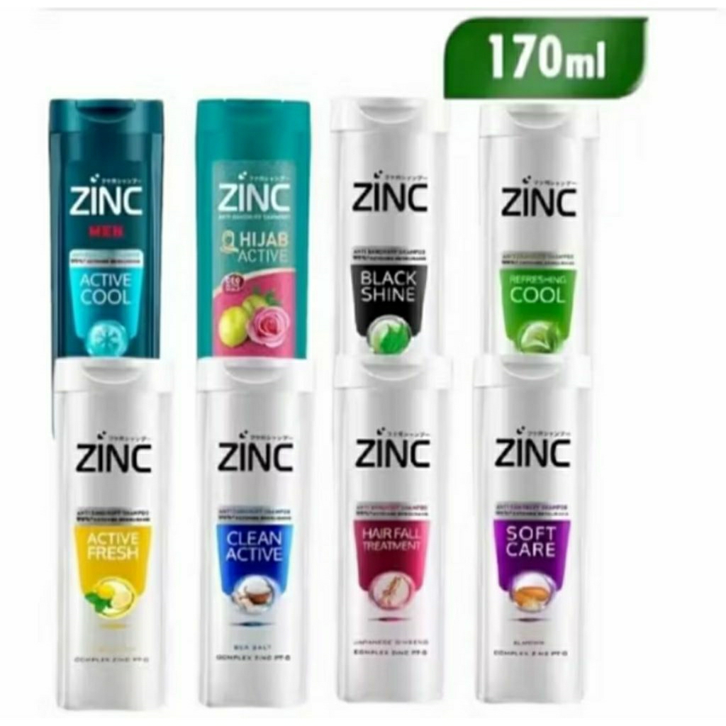 ZINC SAMPO BOTOL 170 ML SAMPO ANTI DANDRUFF
