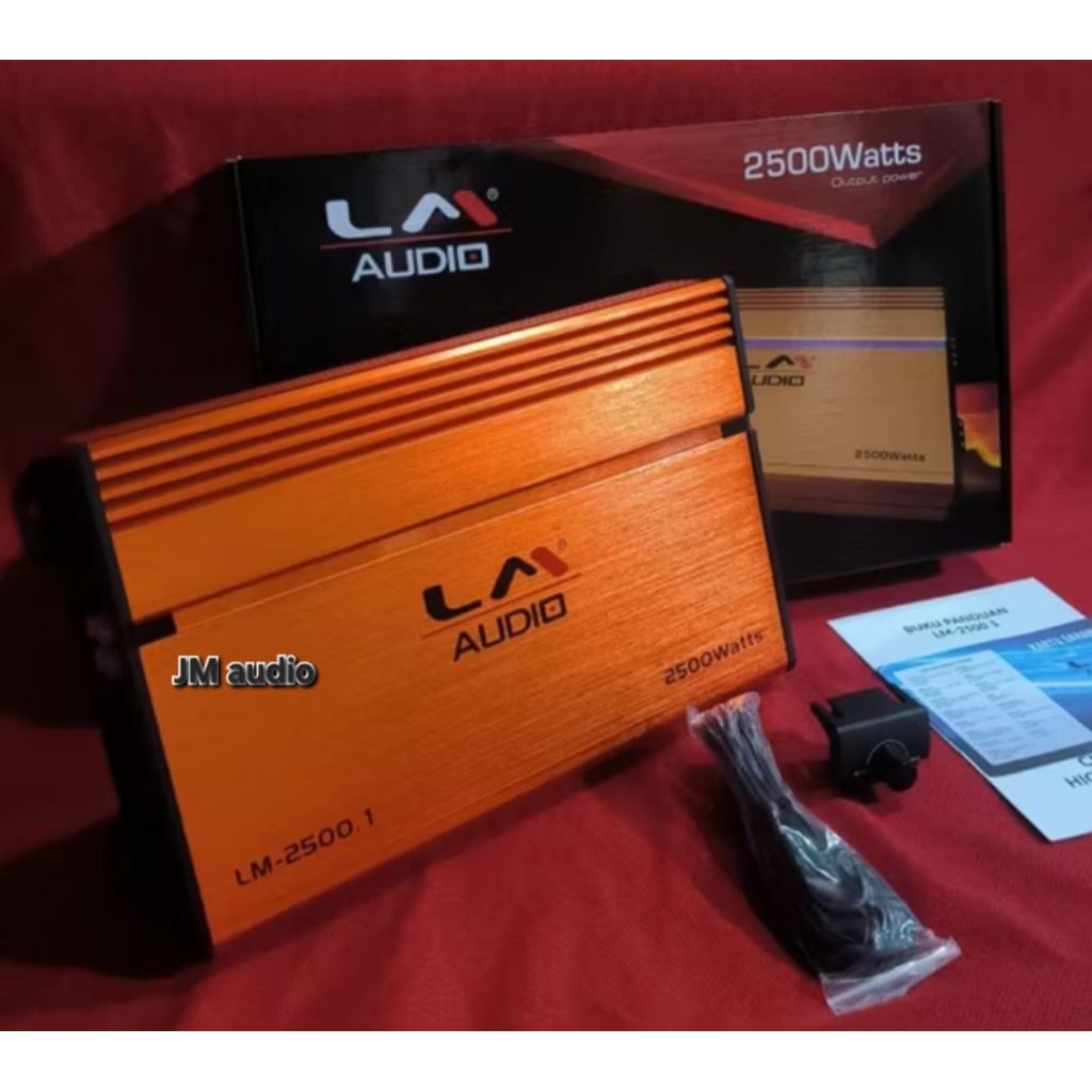 Power MONO BLOCK LM 1chanal LM-2500.1 CLASS D 12volt (mobil) Original