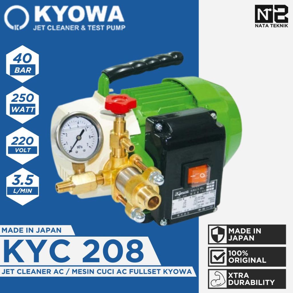 KYOWA KYC-208 Mesin Steam Cuci AC / Jet Cleaner Cuci AC 38 Bar KYOWA KYC 208