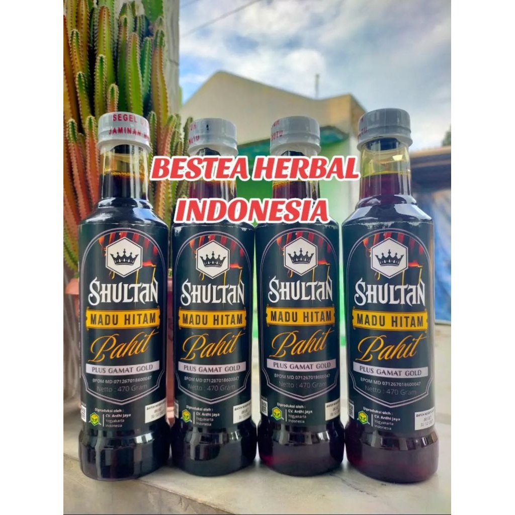 SHULTAN MADU HITAM PAHIT PLUS GAMAT GOLD