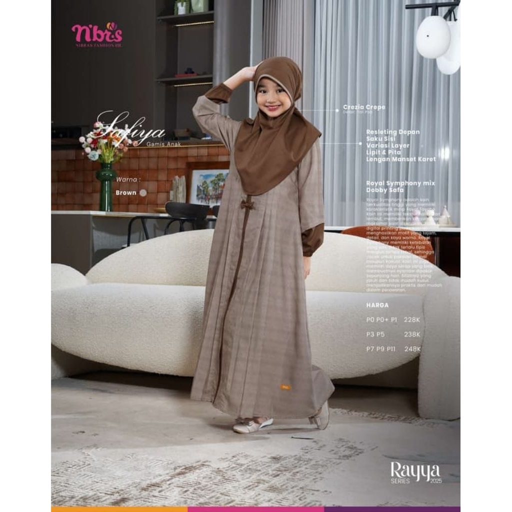 NIBRAS GAMIS ANAK SIZE P0+ GAMIS ANAK PROMO