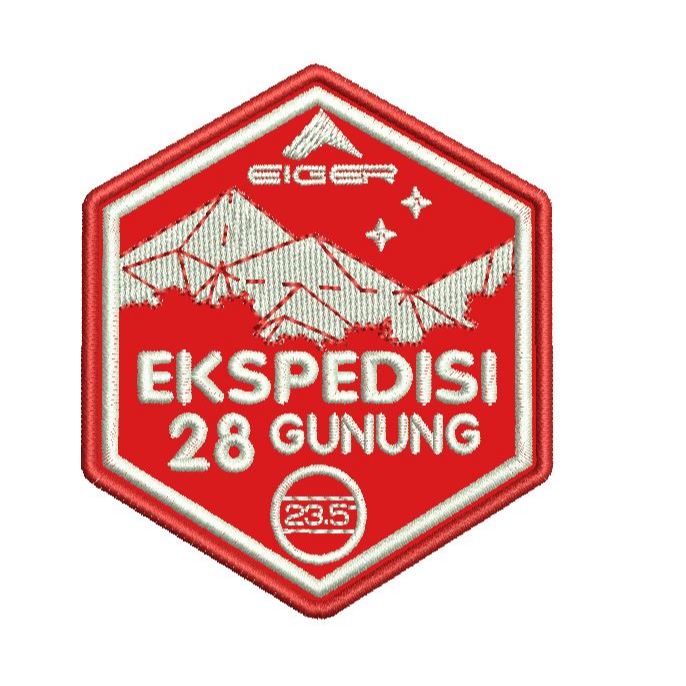 Emblem Patch Bordir Eiger Ekspedisi 28 Gunung - CBI