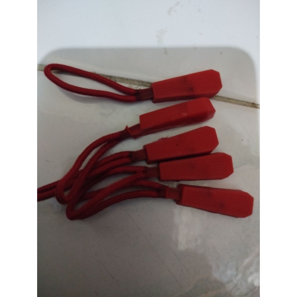 Tarikan Resleting Zipper Puller puler Rope