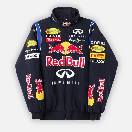 Red Bull F1 Racing Jacket - Dark Blue Edition