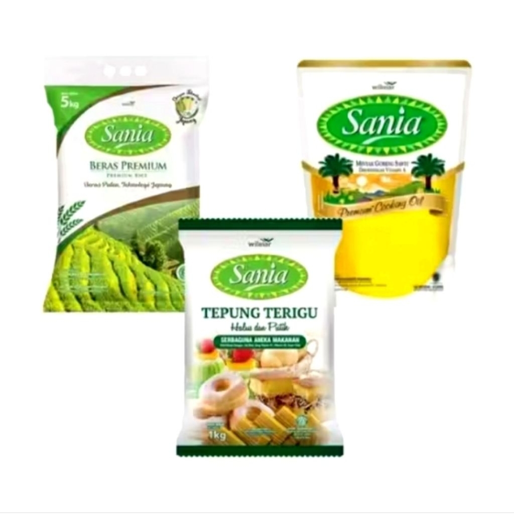 Sembako murah paketan sania (beras,tepung,minyak)