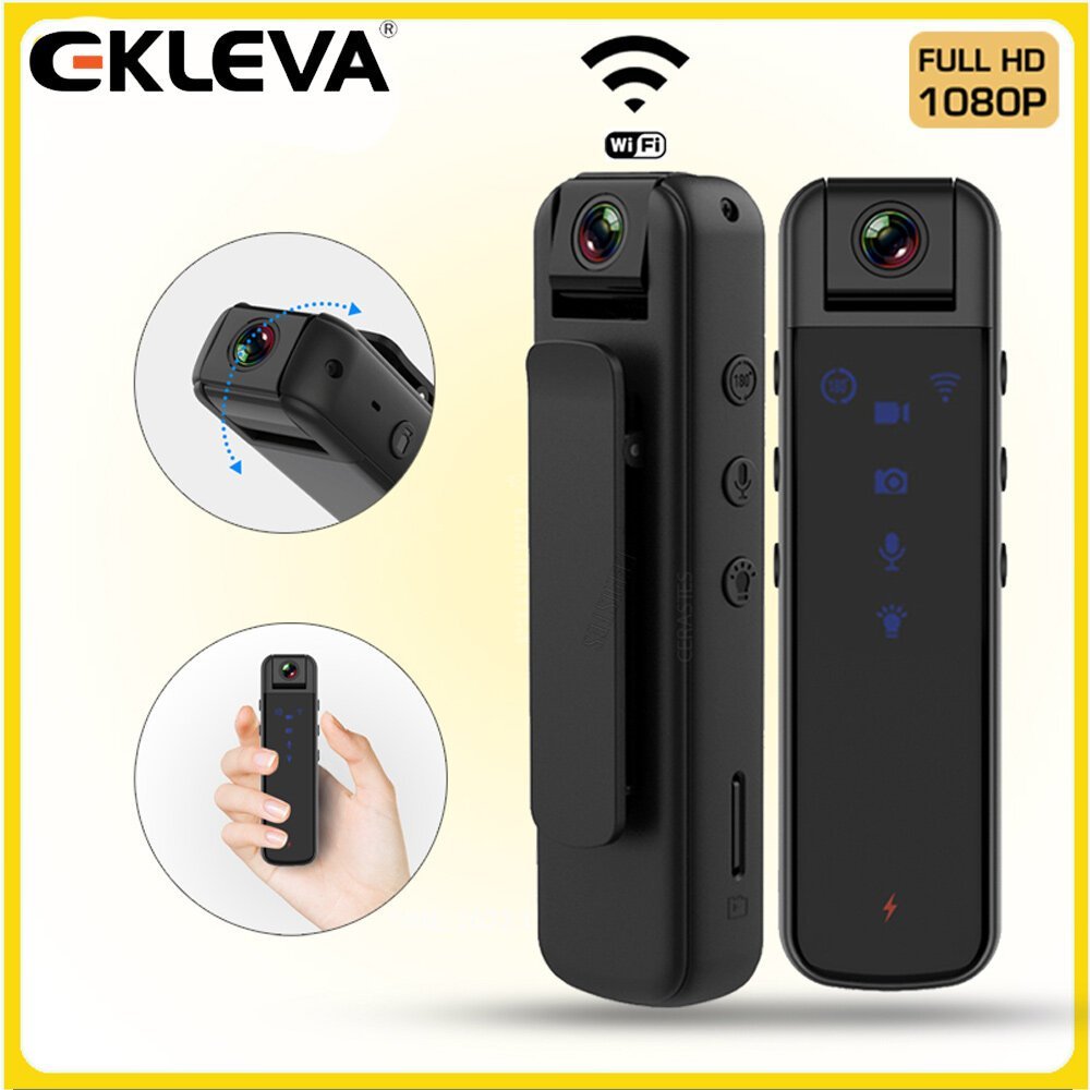 EKLEVA Kamera Mini 1080P DV Portabel untuk Olahraga & Rumah