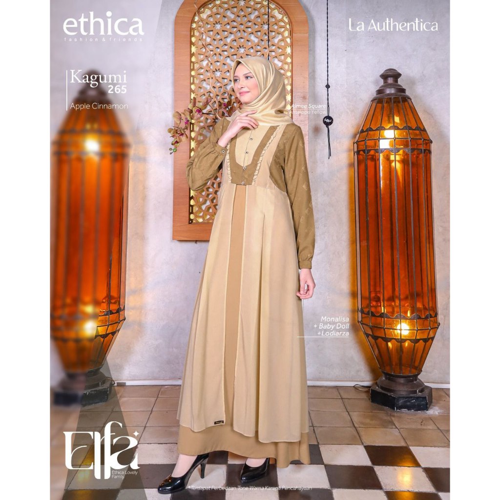 Gamis Kondangan Ethica Simple dan Elegan