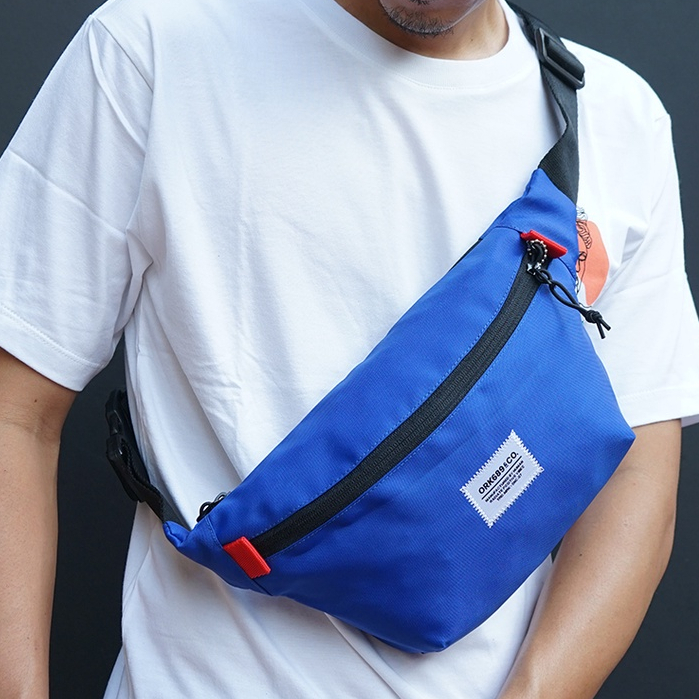 Tas Selempang Pria Vintage Waistbag Slempang Waterprof Ork689 Wp Panp