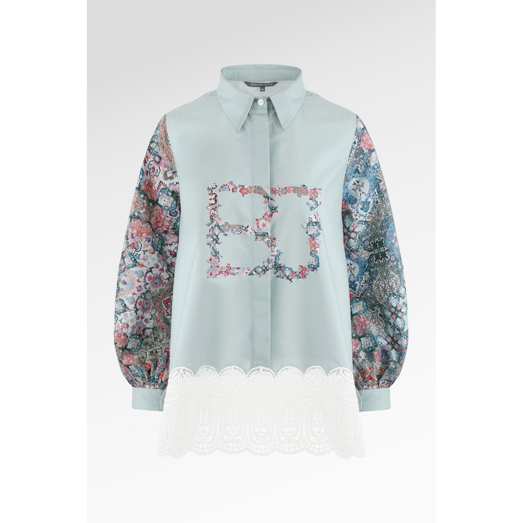 Marchesa Shirt Zellige Split