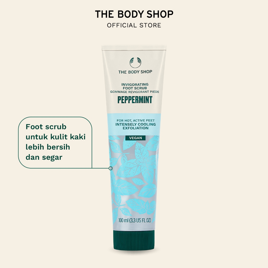 The Body Shop Peppermint Reviving Pumice Foot Scrub 100ml