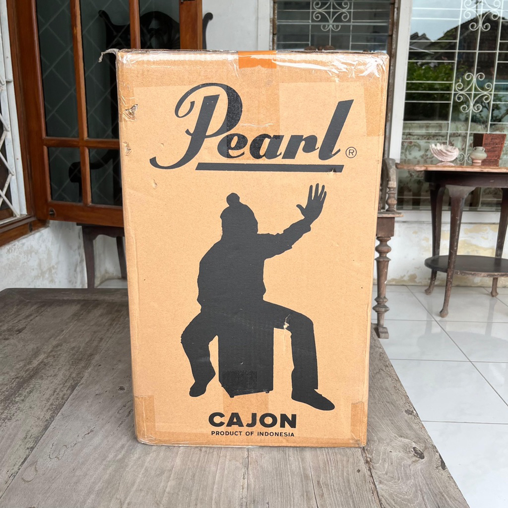 Cajon Pearl PBC 122B Cajun Drum Akustik Alat Musik
