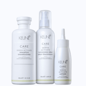 KEUNE CARE ACTIVATE SHAMPOO/LOTION/THICK SPRAY