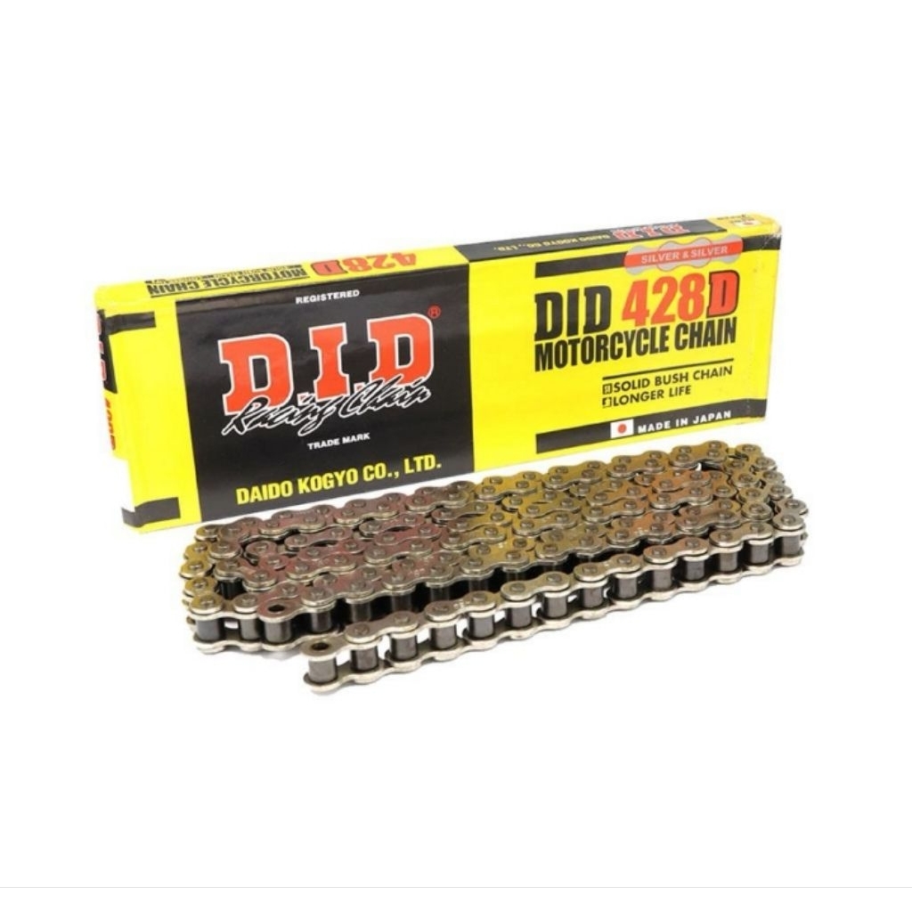Rantai DID 428D X110L silver JAPAN   Drive chain 428D x110L JAPAN silver