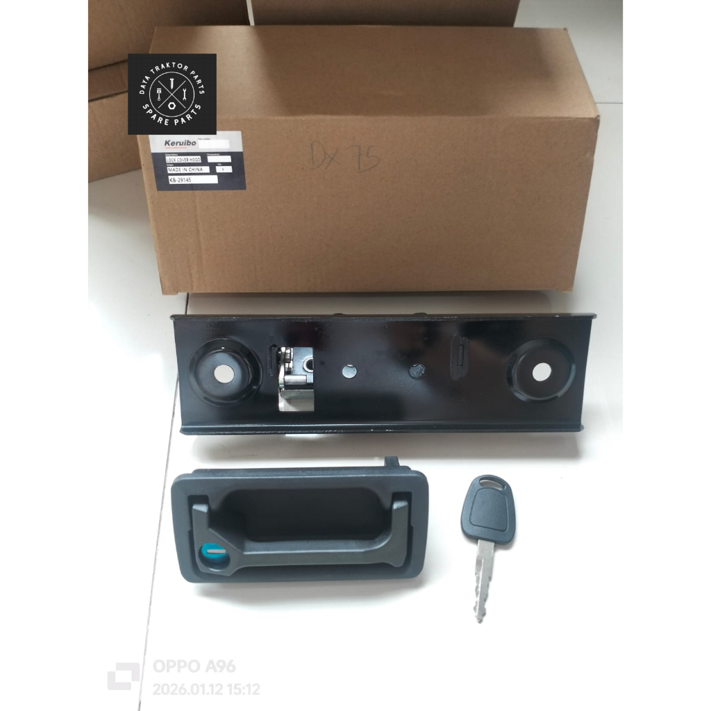 DOOR LOCK COVER HOOD DOOSAN DX75 KUNCI KAP MESIN DX75 KERUIBO