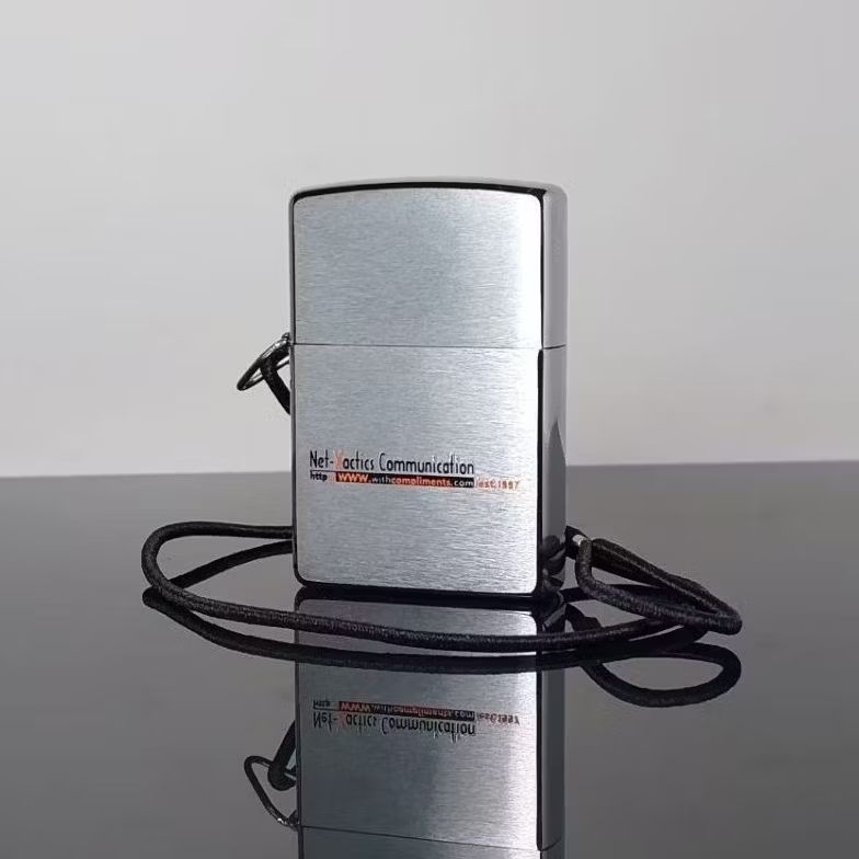 ZIPPO LOSSPROOF ADV. NET XATICS COMMUNICATION OFFICIAL LICENSED PRODUCT TAHUN 1998