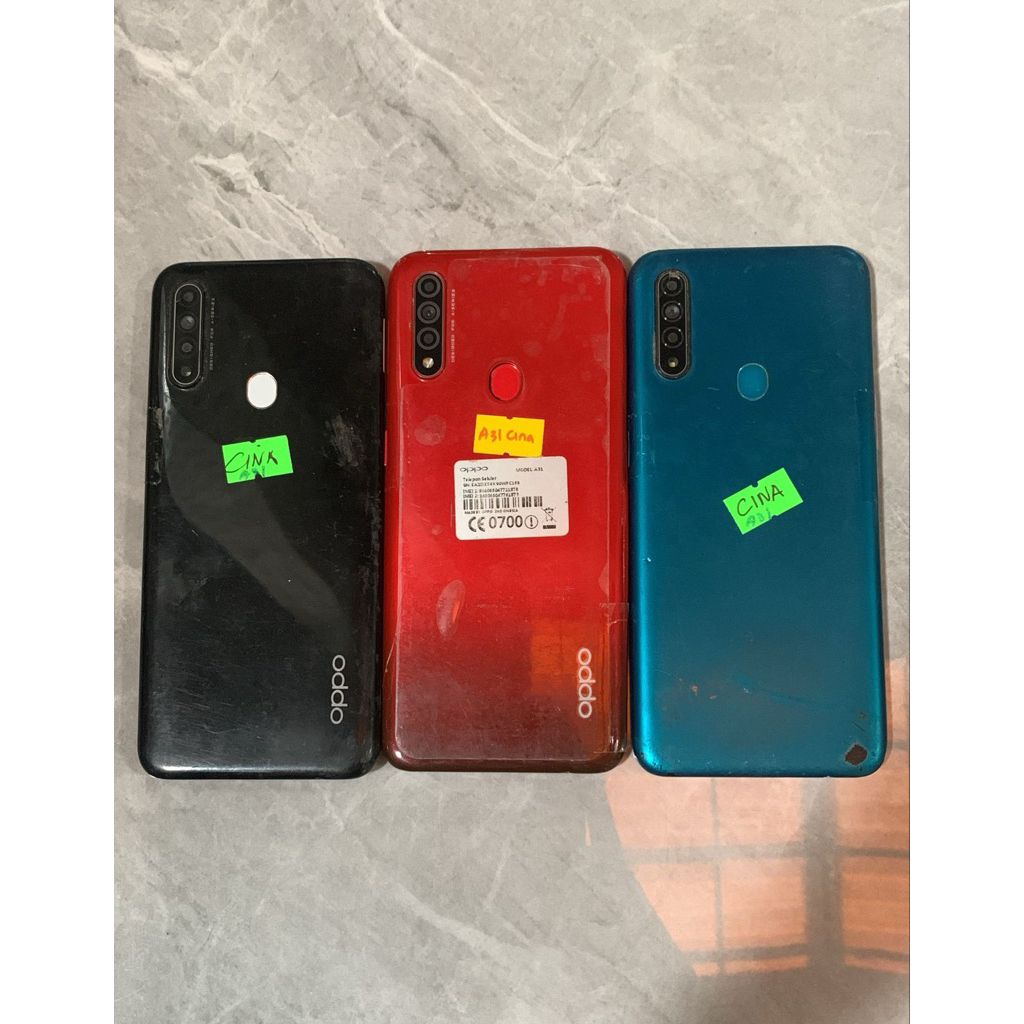 Oppo A31 REFURBISH mesin normal , minus LCD
