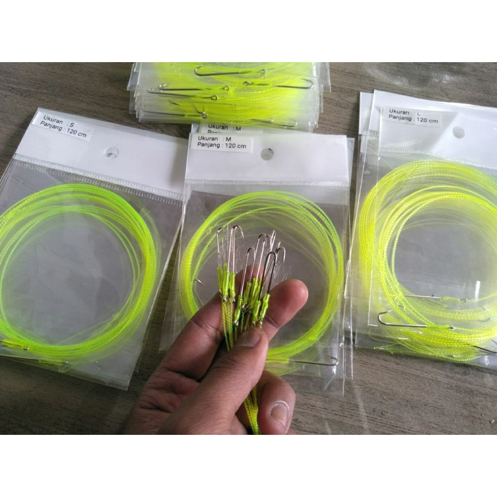 Pancing Belut/Kail Urek Belut siap pakai/Isi 12 PCS/Leher Panjang