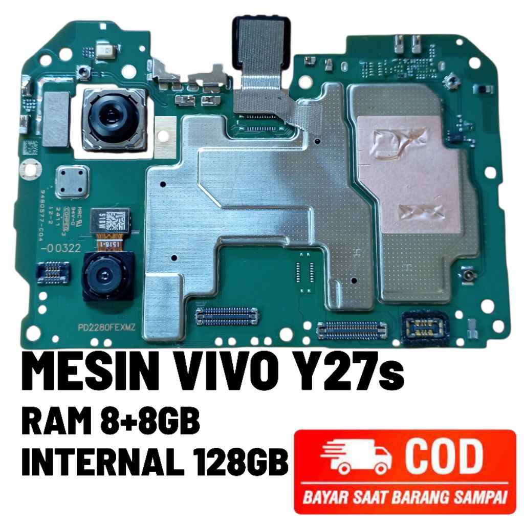 MESIN VIVO Y27s NORMAL RAM 8/128