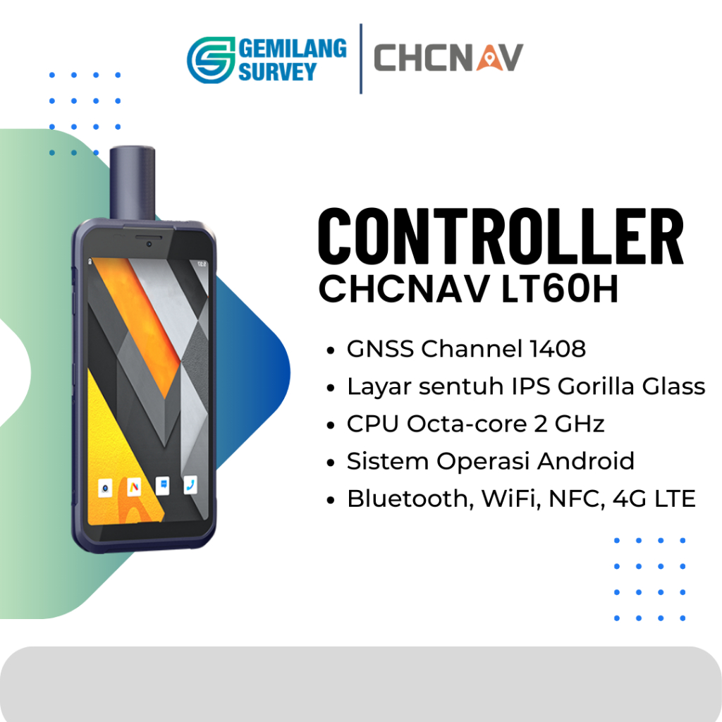 Controller CHCNAV LT60H Rugged Smartphone with GNSS RTK Positioning