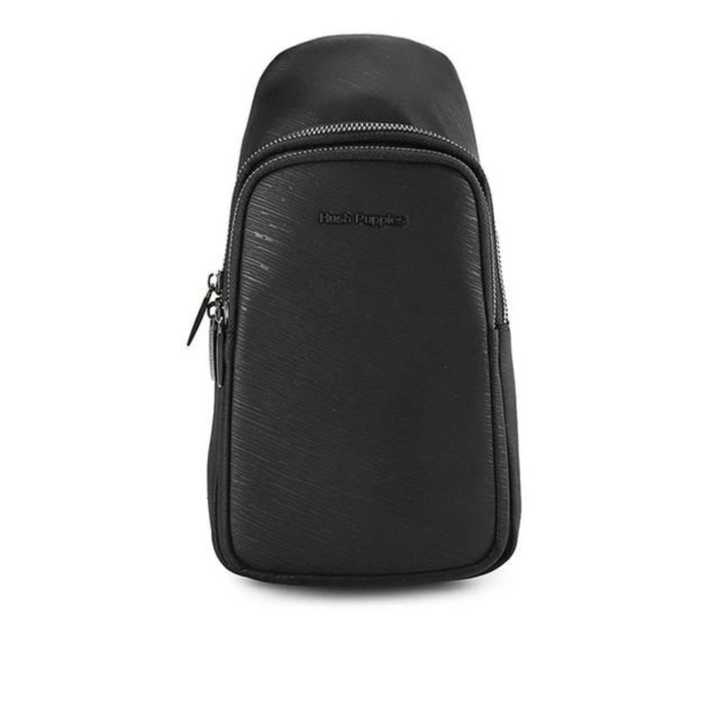 Hush Puppies Tas Pria Merric Chest Bag Black / Tas Hush Puppies Pria