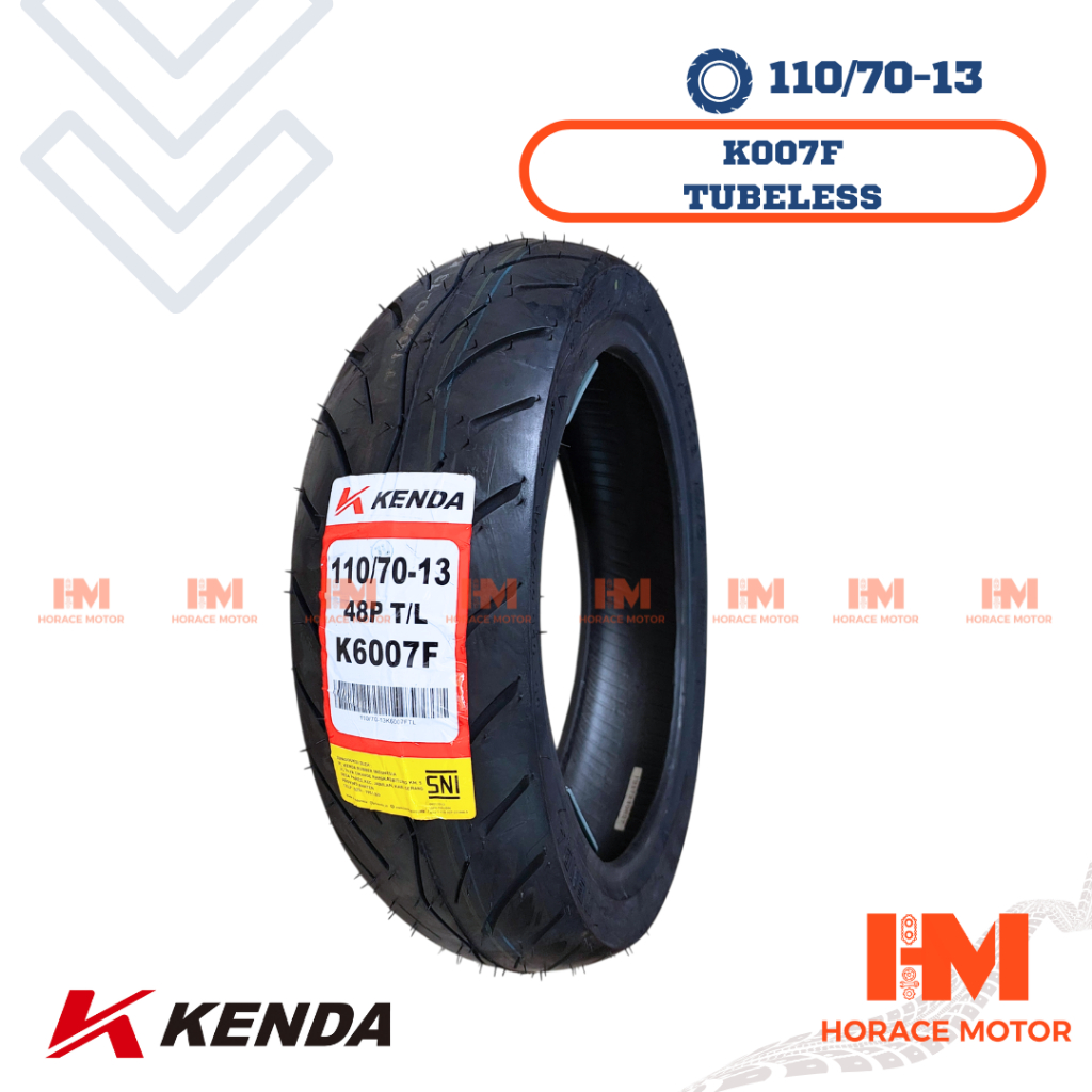 [HRC] Kenda K6007F 110/70-13 Ring 13 110/70 Tubeless Tubeles Ban Motor NMAX