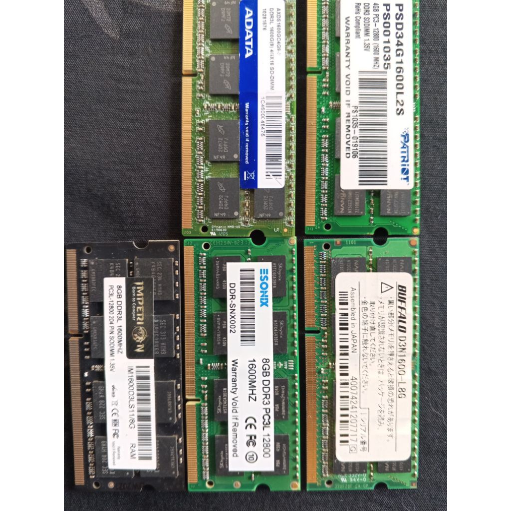 RAM Laptop DDR3-L 4 GB dan 8 GB BORONG