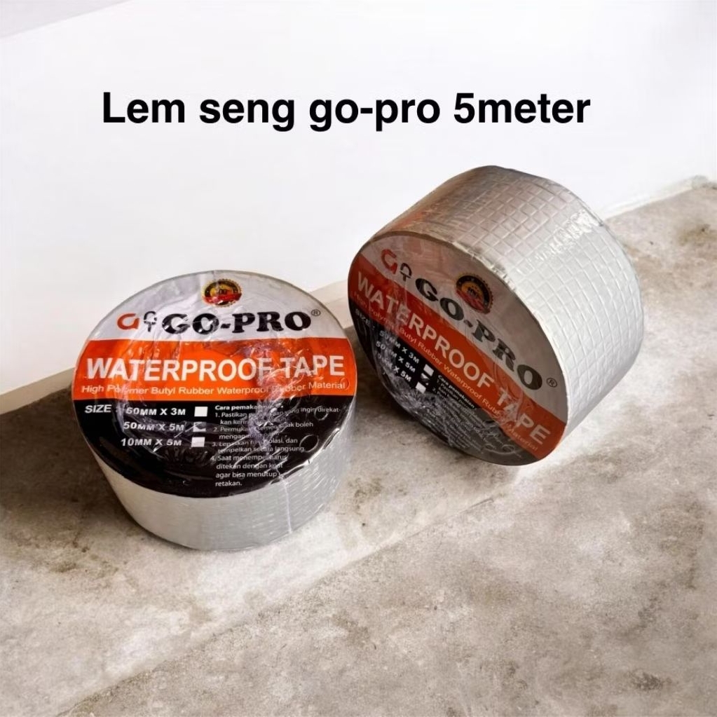 Lem Seng / Talang / Asbes Anti Bocor Go-pro 5 meter