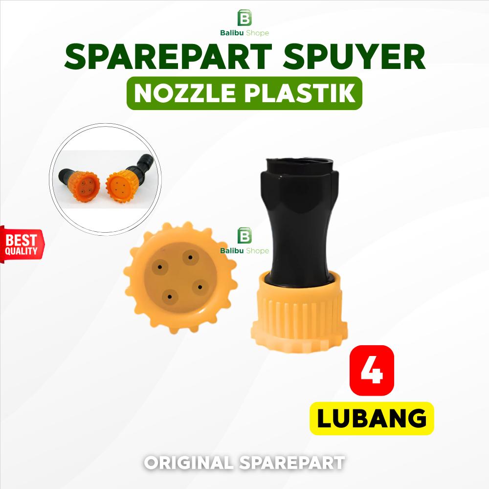 Nozzle Sprayer Plastik 4 Lubang