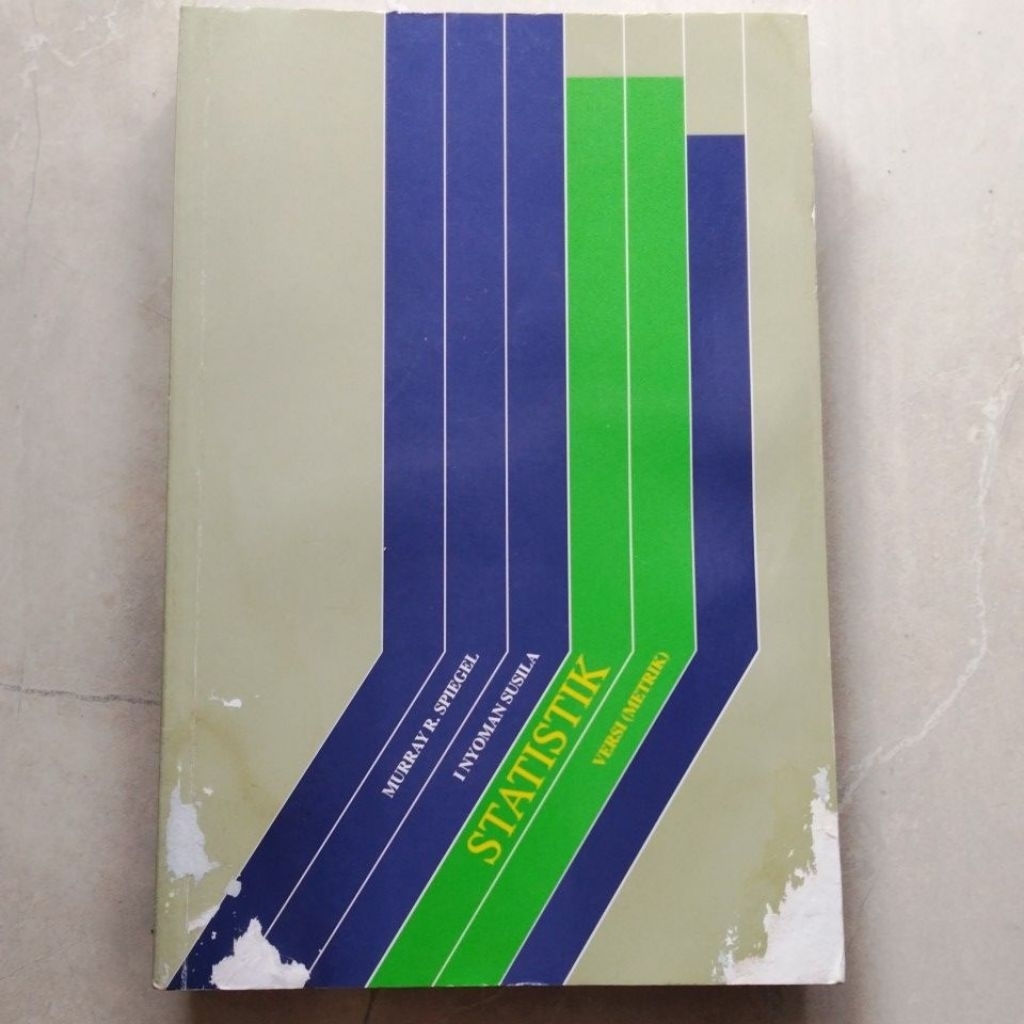 Seri Buku Schaum Teori dan Soal Soal Statistik  Versi (Metrik) #ORI BEKAS - Murray R.Spiegel