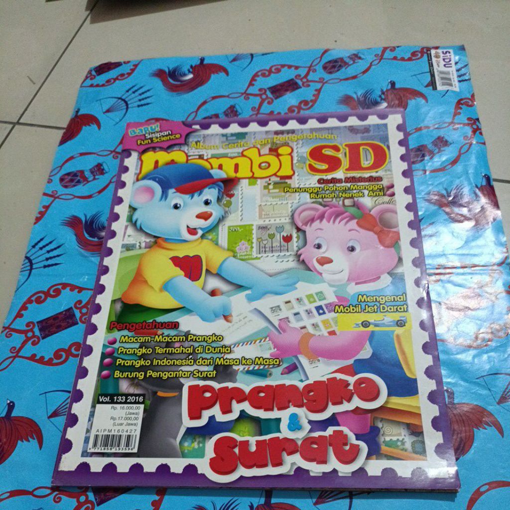 Majalah Mombi SD 2016 - prangko & surat