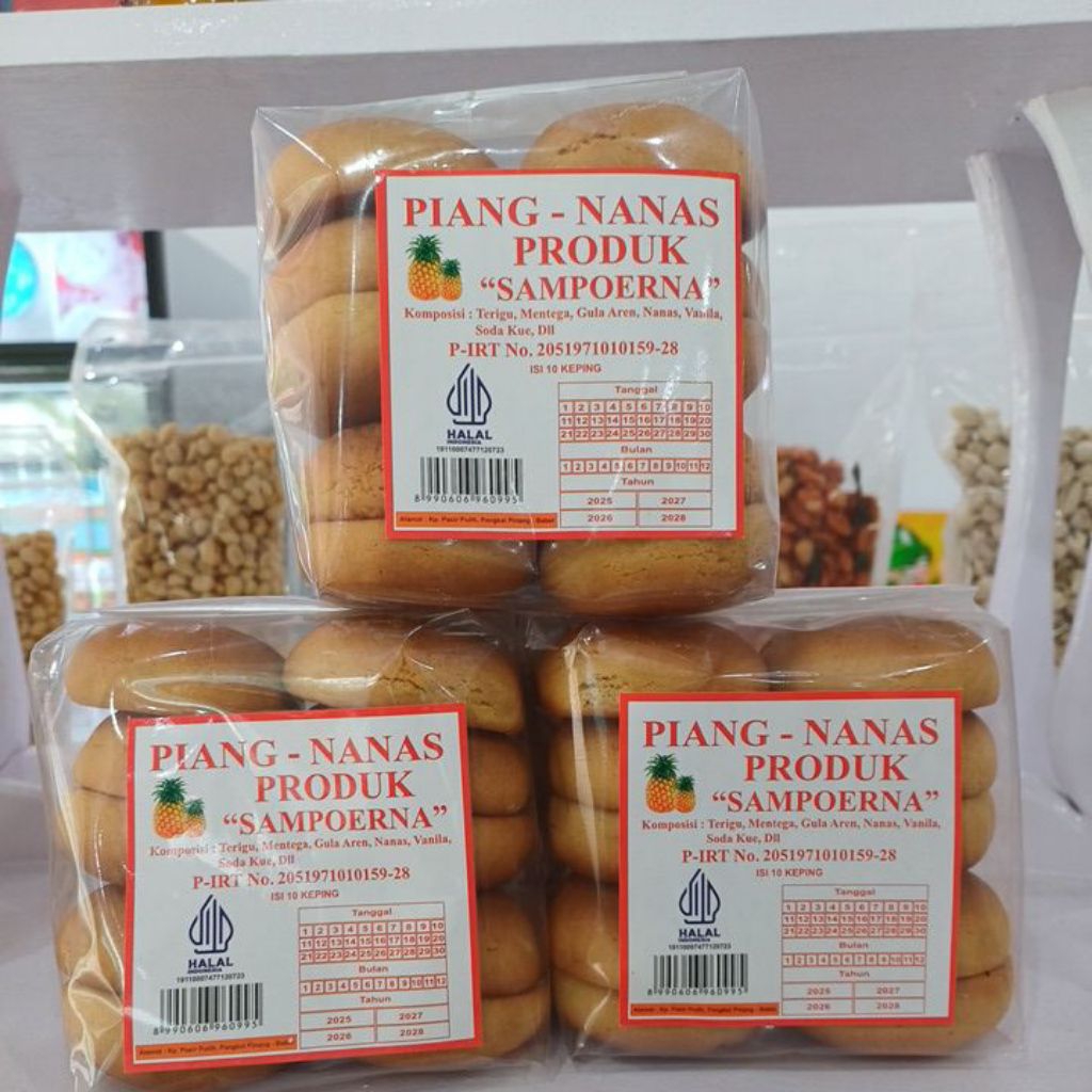 KUE BO LI PIANG MERK SAMPOERNA / PIANG NANAS