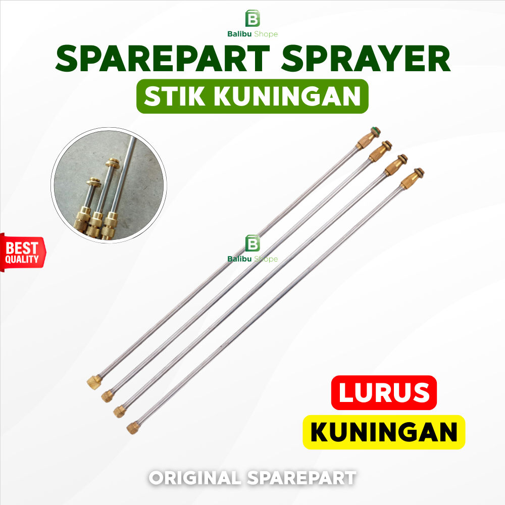 Sparepart Sprayer Stik Kuningan Lurus | Bengkok | Original Sparepart Sprayer