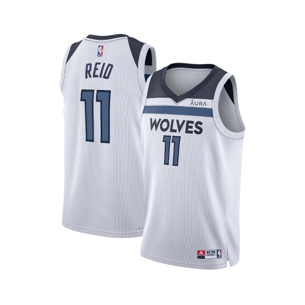 JERSEY BASKET REID #11 WOLVES PUTIH