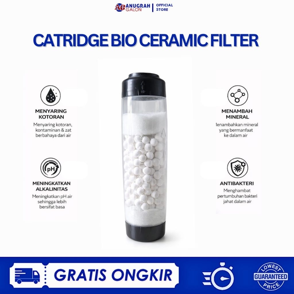Catridge Bio Ceramic Ball 10 inch - Catridge Filter 10 inch