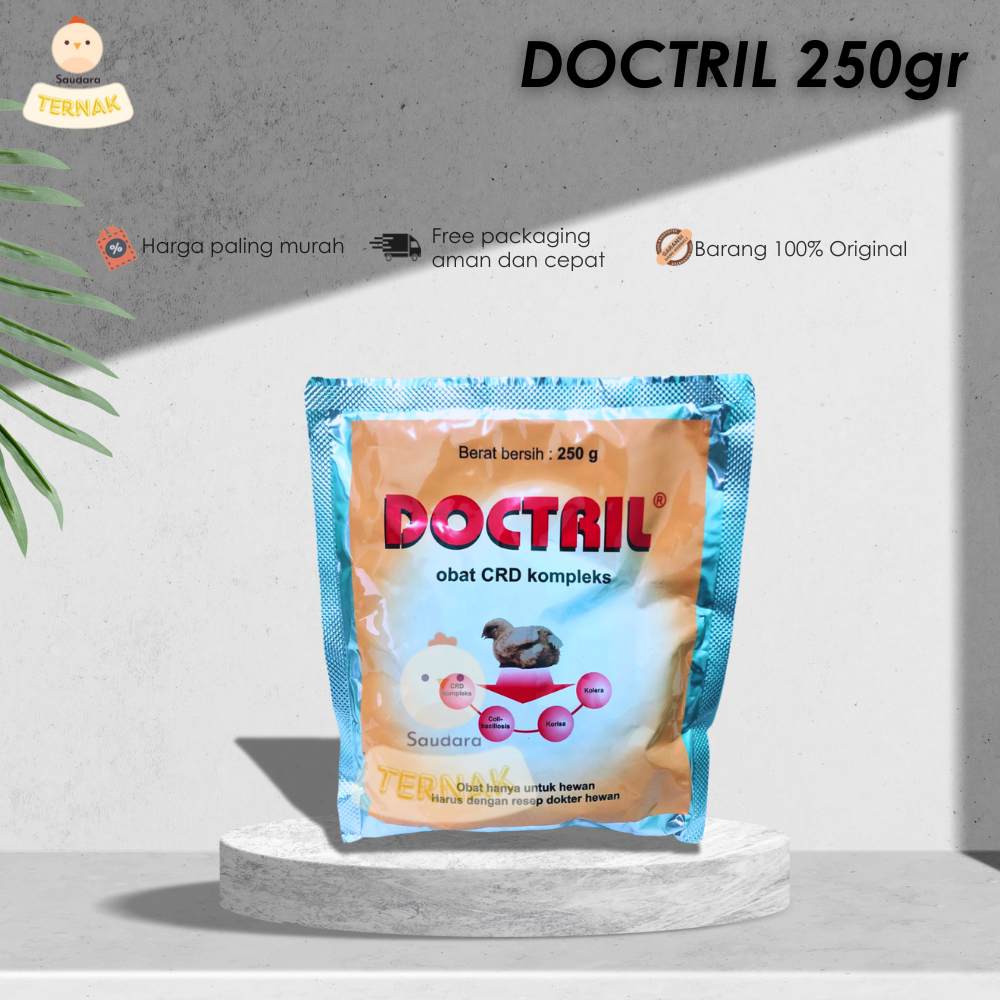 Doctril 250 gram Obat Ayam CRD Enrofloxacin Medion