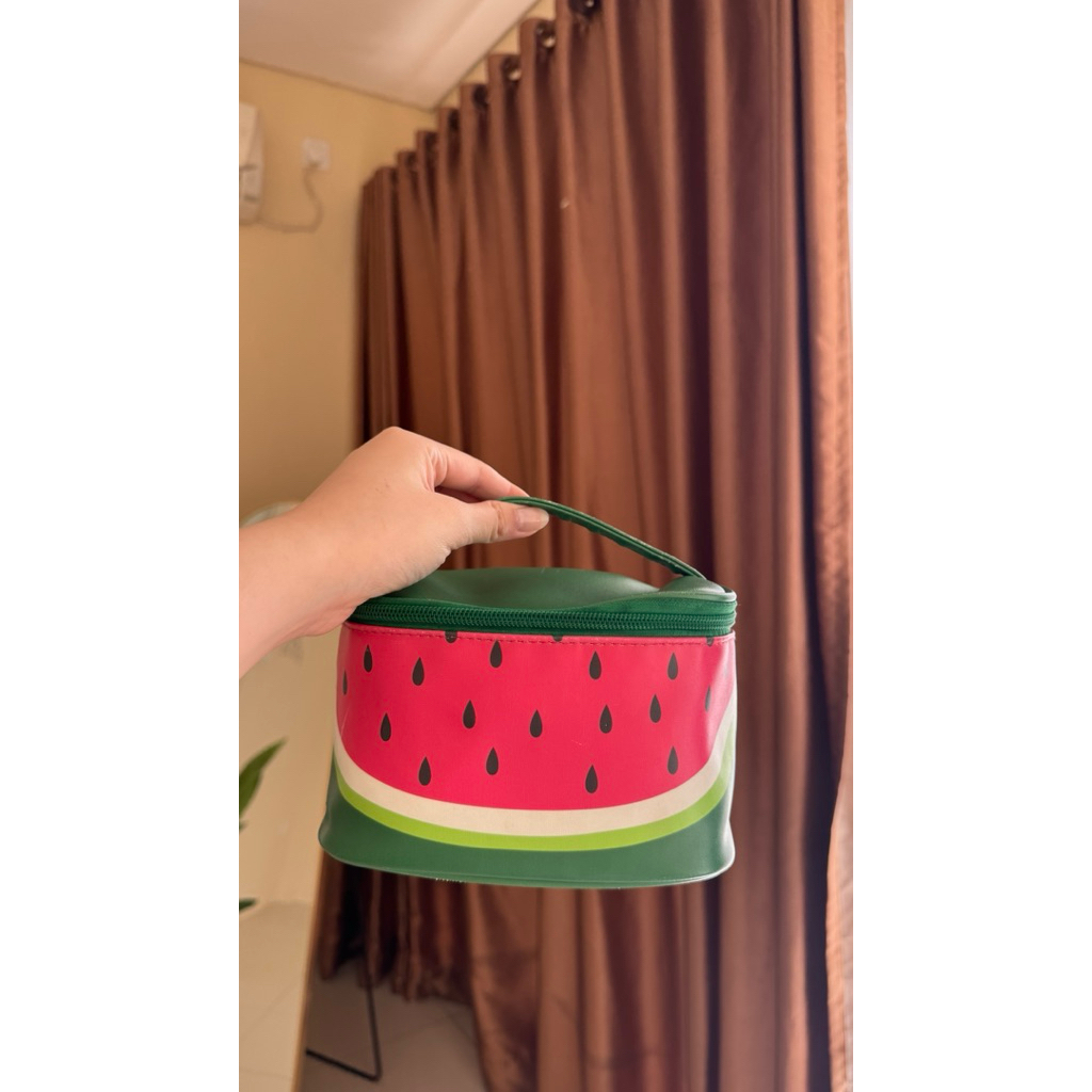 PRELOVED MAKEUP POUCH ORGANIZER MINISO