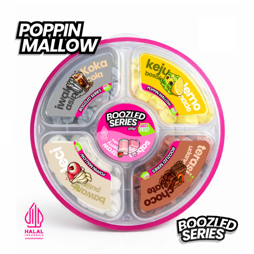 [KIDSZONEEE] POPPIN BOOZLED SERIES [HALAL] [MARSHMALLOW ]