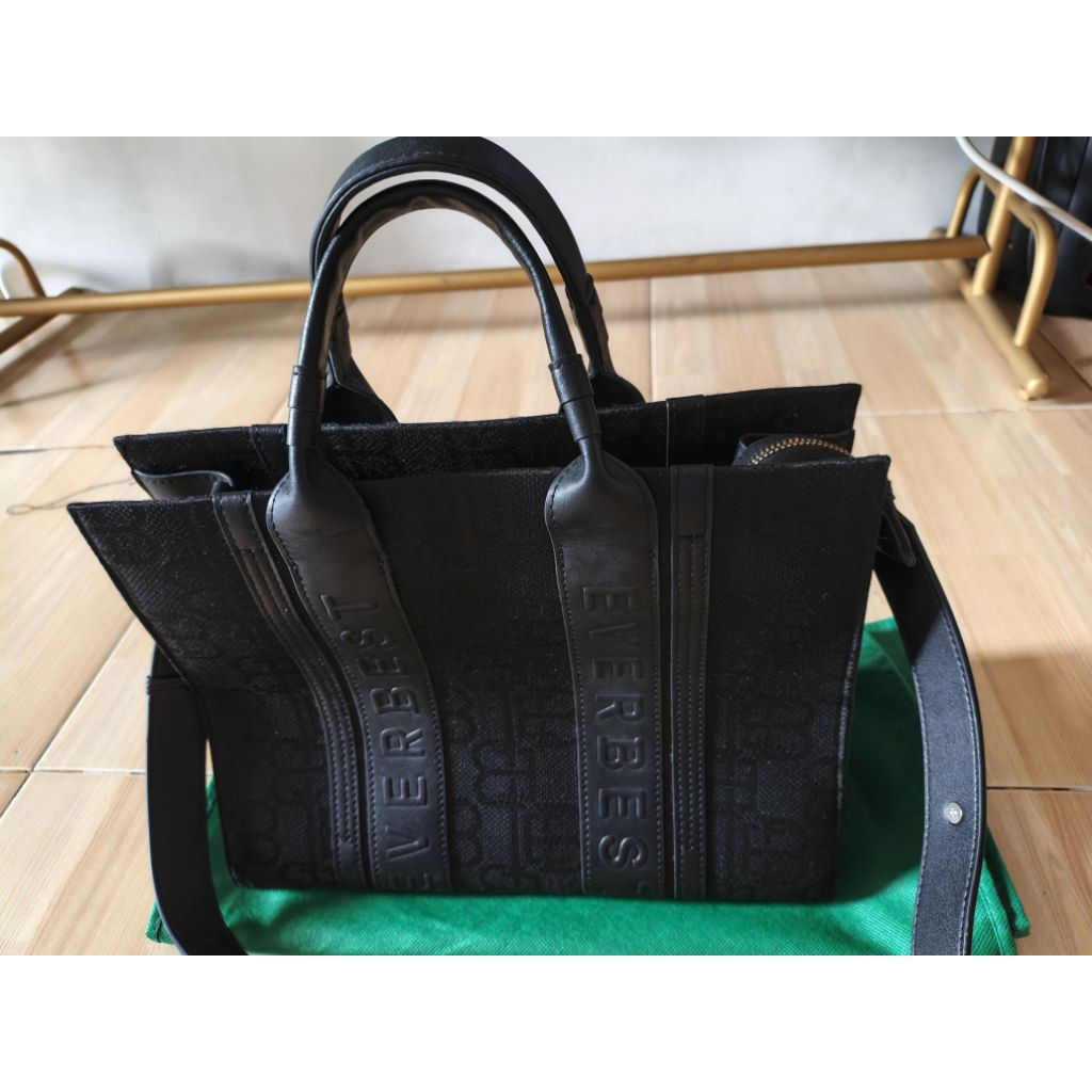 preloved tas everbest bethel satchel hitam