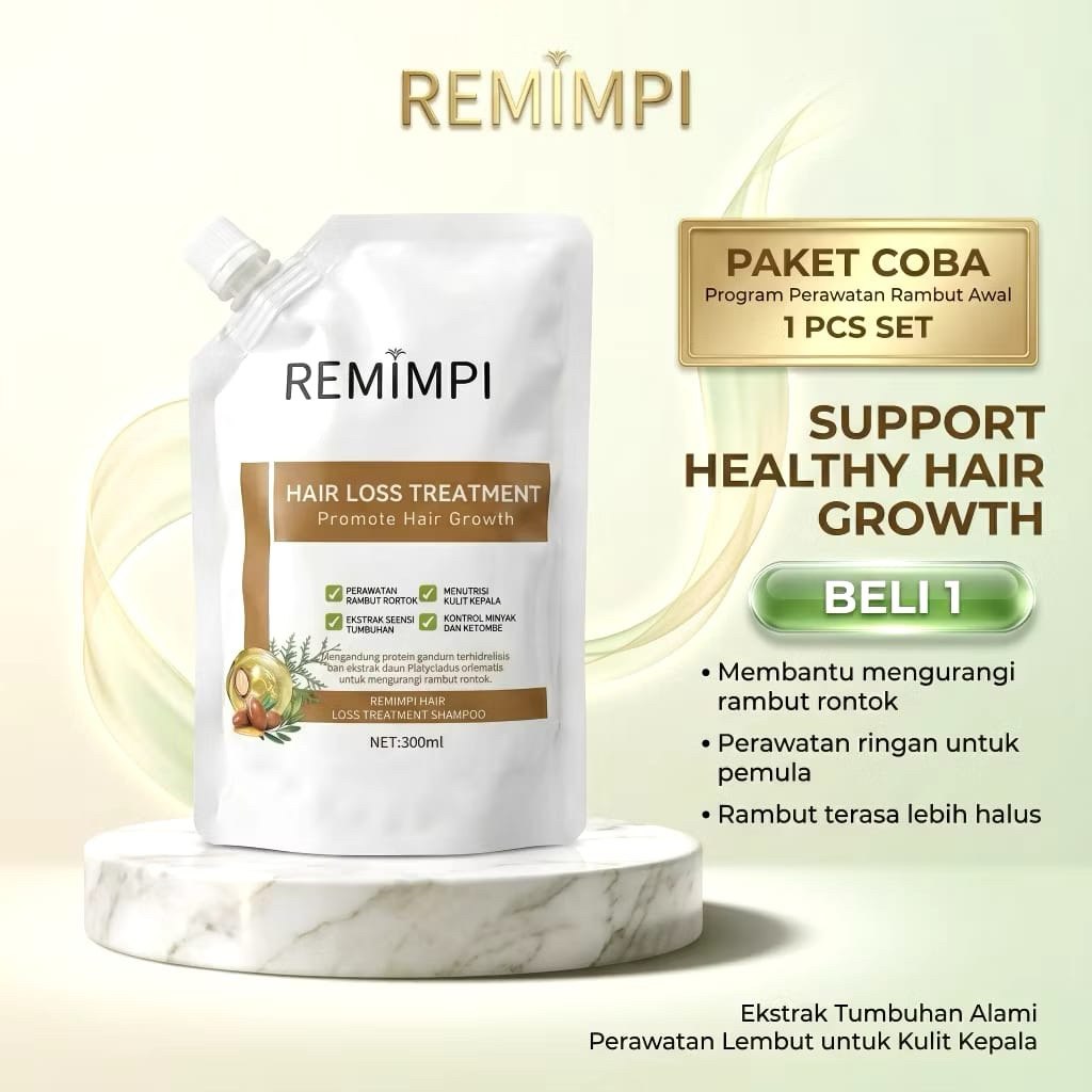 Remimpi Shampo Penumbuh Rambut Original Bekerja Secara Alami