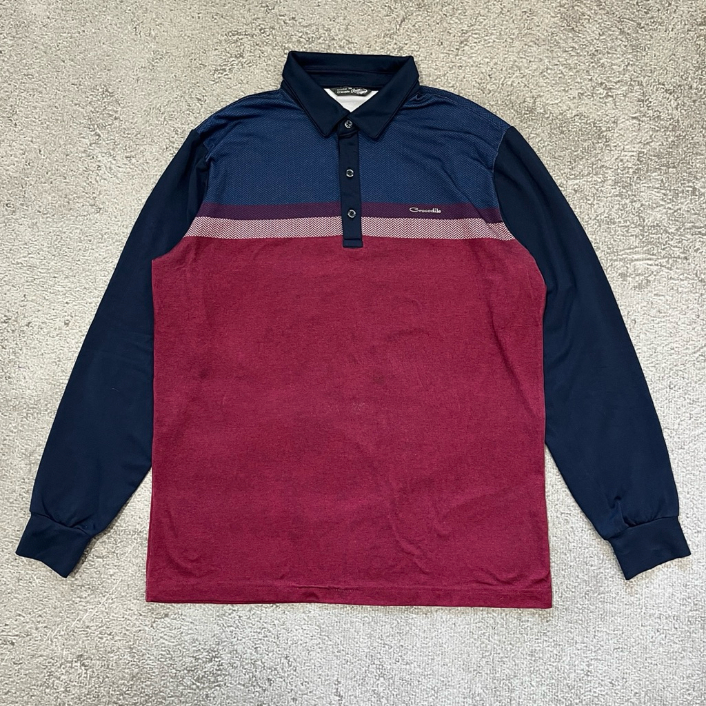 Crocodile Long Sleeve Polo Shirt