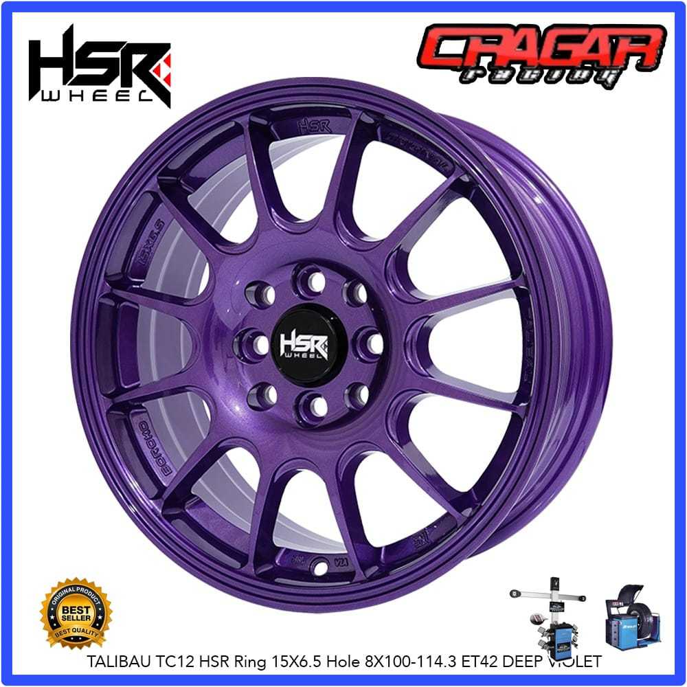 Velg Mobil Model Rally R15 Lubang 4 Untuk Vios Jazz Brio Ignis Sirion Dll - Hsr Wheel Talibau R15