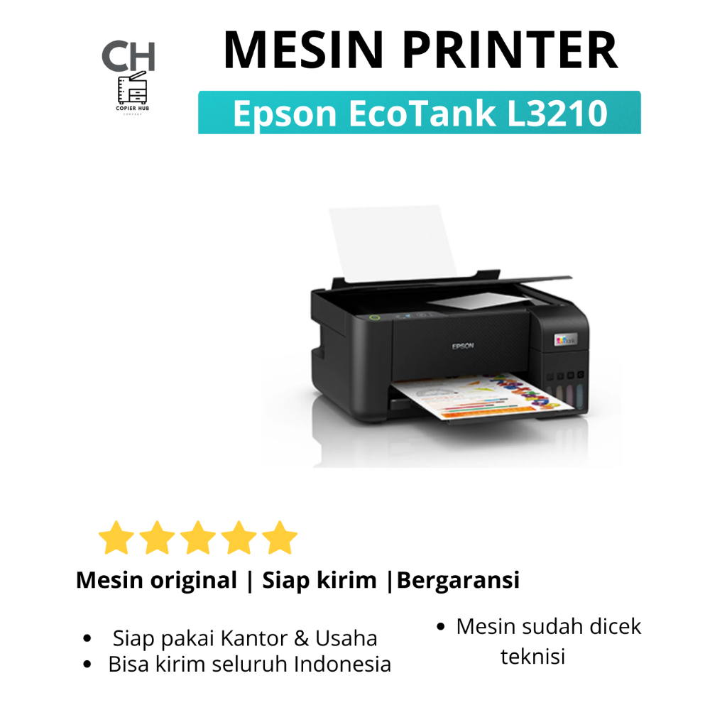 Printer Epson EcoTank L3210 – Printer Hemat & Serbaguna