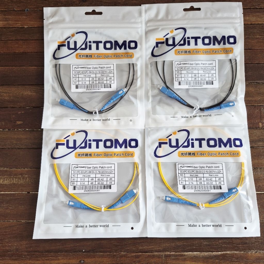 FUJITOMO Pathcore 2.0mm Yellow Dan Black/Pathcore Warna Warni