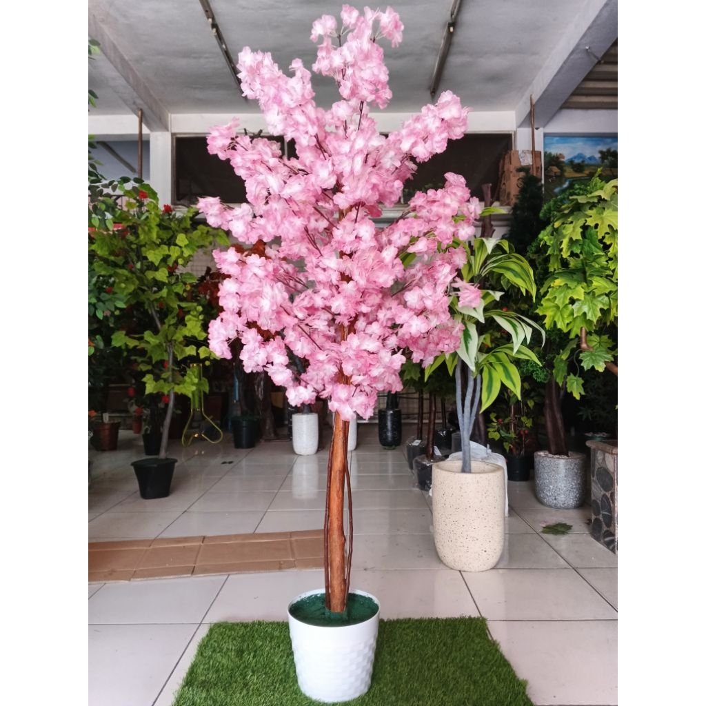 Pohon sakura Cerry blossom Tinggi 150cm/Pohon Imlek Sakura/pohon artificial sakura/Pohon Artificial 