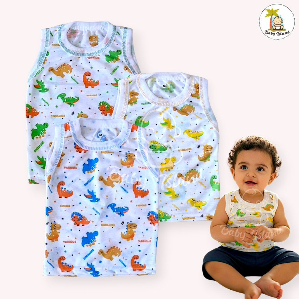 SINGLET ANAK KAOS OBLONG BAYI S M L KATUN MOTIF LUCU 0 3 TAHUN LAKI PEREMPUAN BAJU BAYI KUTUNG LIBBY