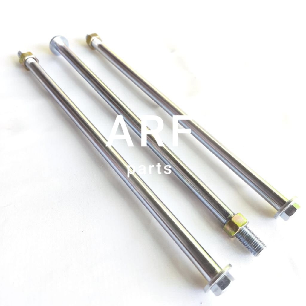 AS RODA DIAMETER 12MM PANJANG 30CM /AS RODA SUPER PANJANG SUPERTRACK 30CM /AS 12MM / PNP AS RODA ARM