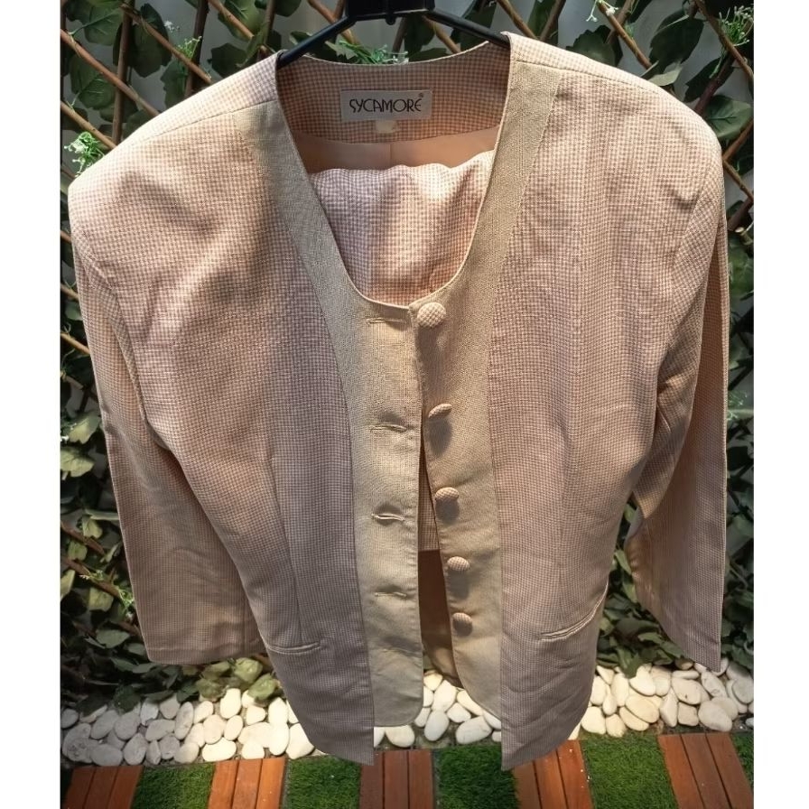 Baju Kantor Pink 1 Set - Preloved