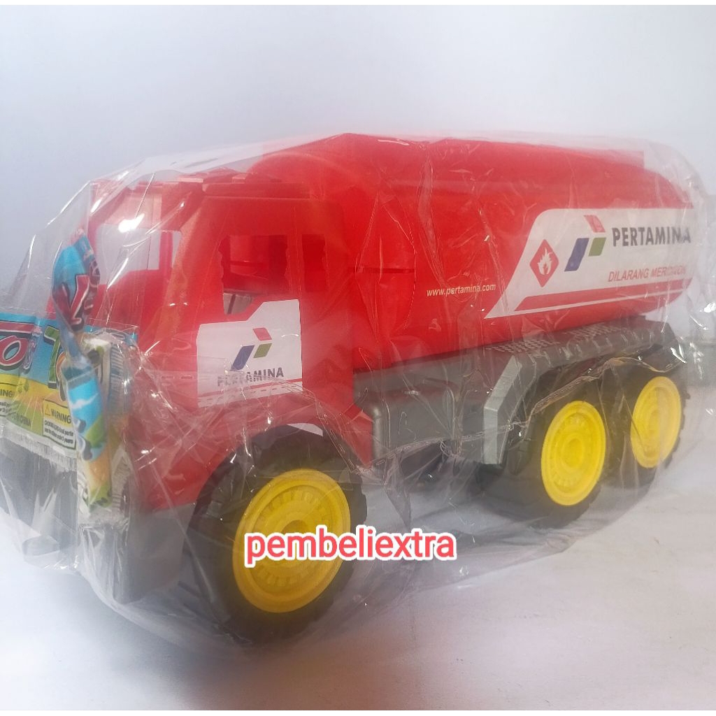 mainan termurah mobil truk tangki pertamina or shell