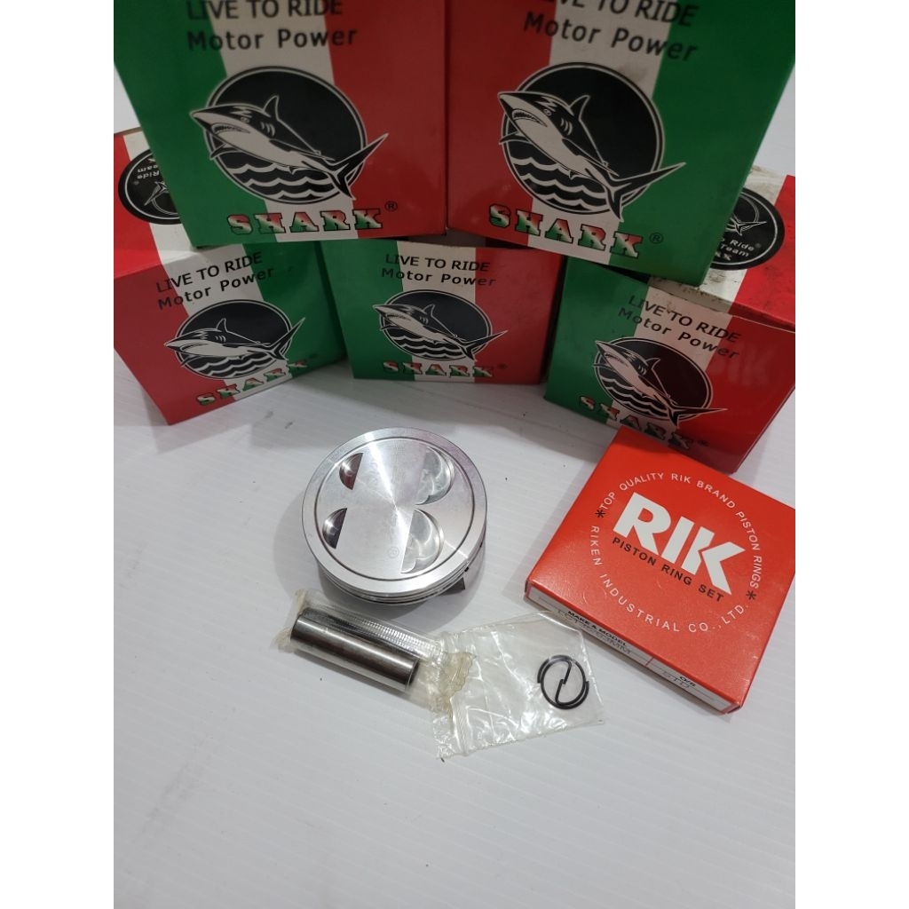 Piston Saher Jupiter  MX 135 ukuran 62/63/64/65/66 pin 14mm FORGING